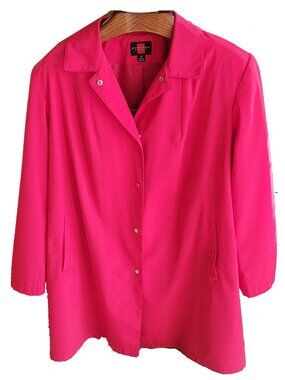 Gallery Womens Lined Spring/Rain Jacket (Sz 2X)